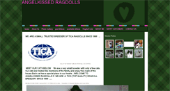 Desktop Screenshot of angelkissedragdolls.com